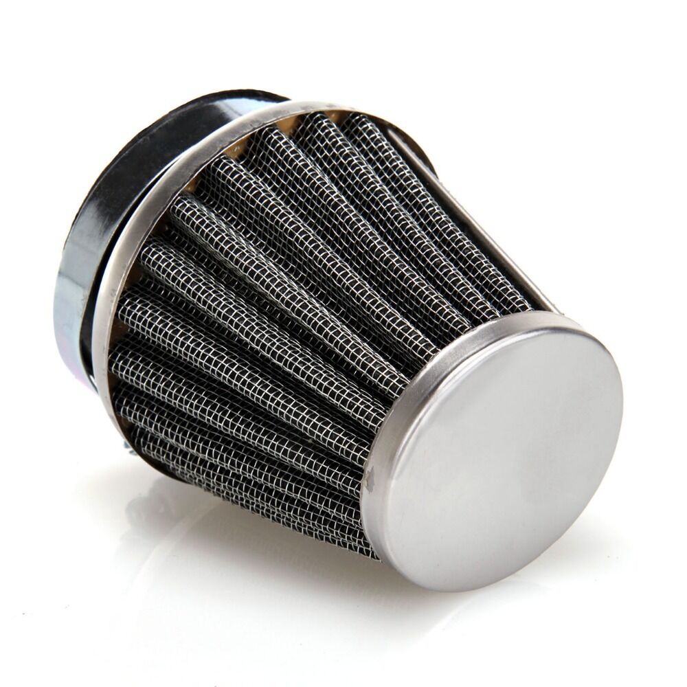 4x 50mm Inlet Cold Air Intake Tapered Air Filters Cleaner for Motorcycles Racer
