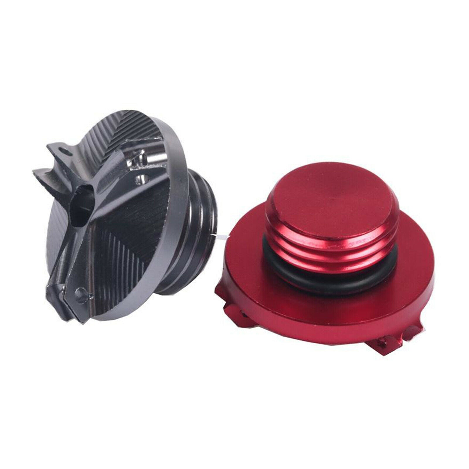 Motorcycle Oil Cap Cover Engine Nut Cap Cover for Kawasaki 2018 2019 Red
