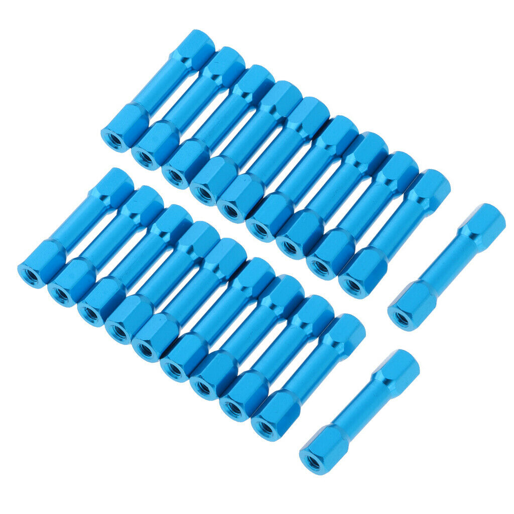 20pcs M3 Aluminum Standoff Column Spacer Pillar for Drone