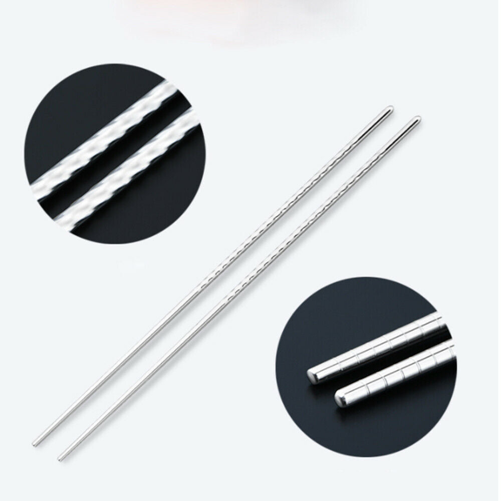 Stainless Steel Chopsticks Household Tableware Hot Pot Noodle Chopsticks Fried