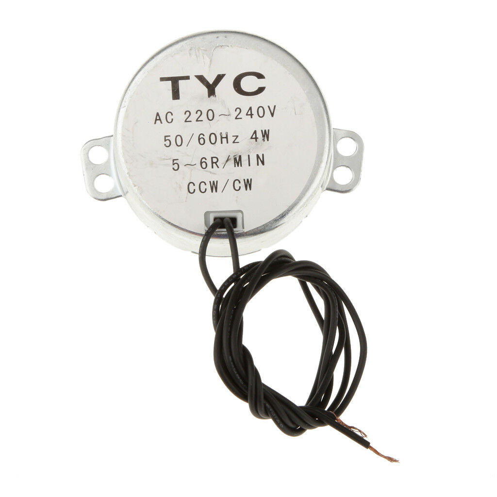 Box Reduction Synchron MOTOR 220-240V AC 5-6R/MIN Geared Motor 4W CW/CCW