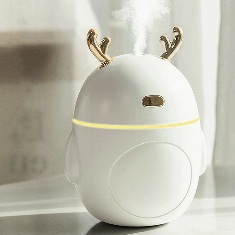 Lovely Deer Air Humidifier USB Ultrasonic Cool Mist Maker Fogger LED Light MinD2