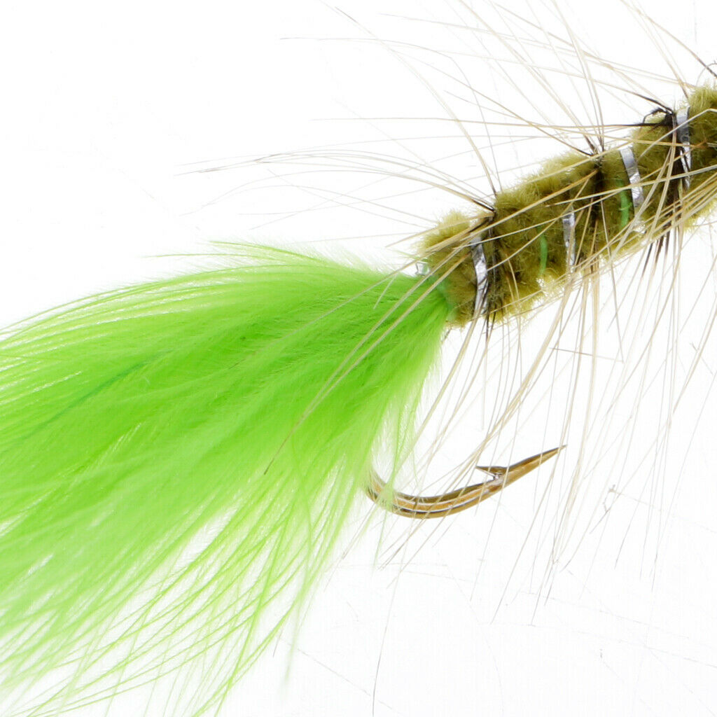 Bead Head Woolly Bugger Streamer Flies - 5pcs Bass Trout Fly Fishing Flies