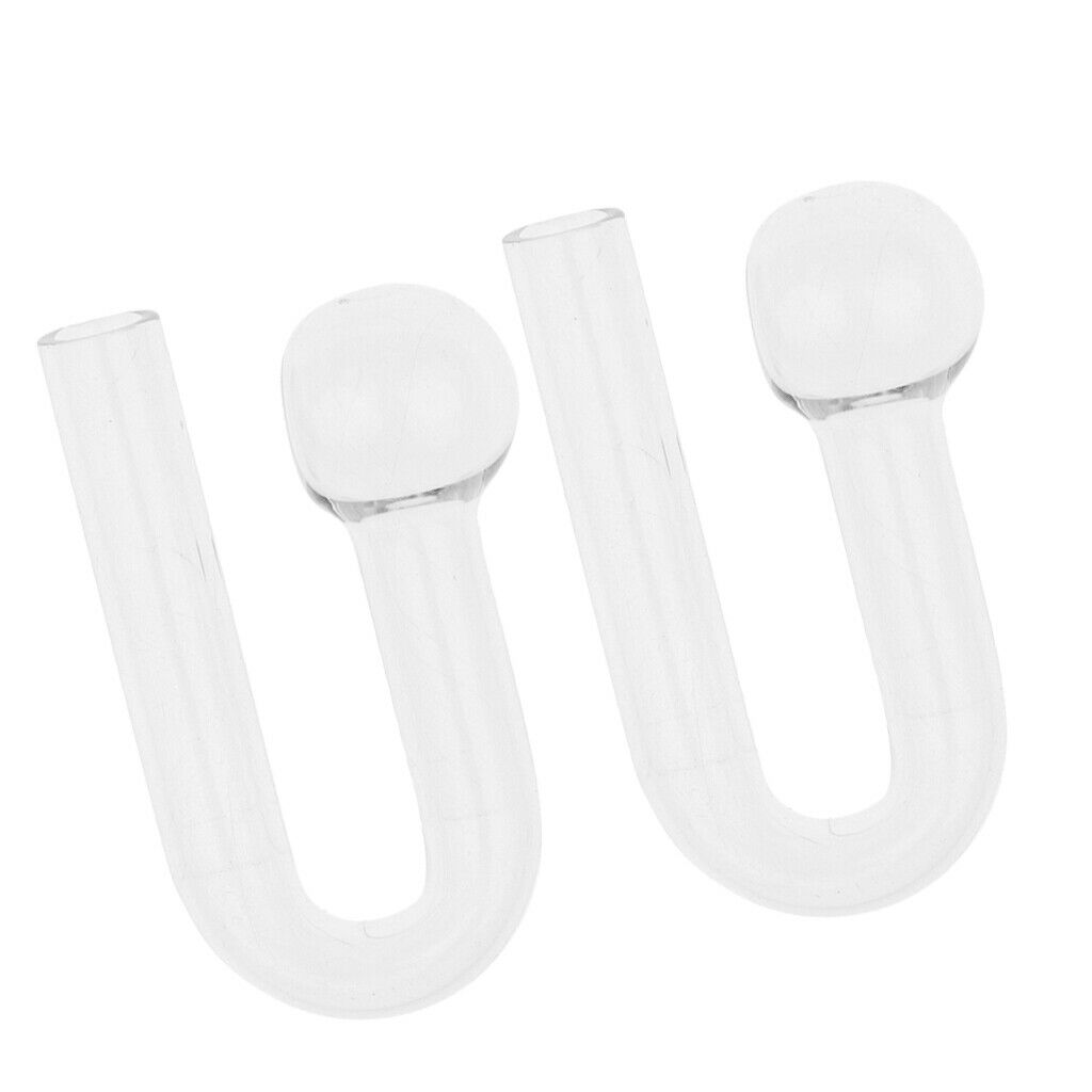 2Pcs Aquarium CO2 Glass Drop Checker-Test Aquarium CO2 pH indicator Solution