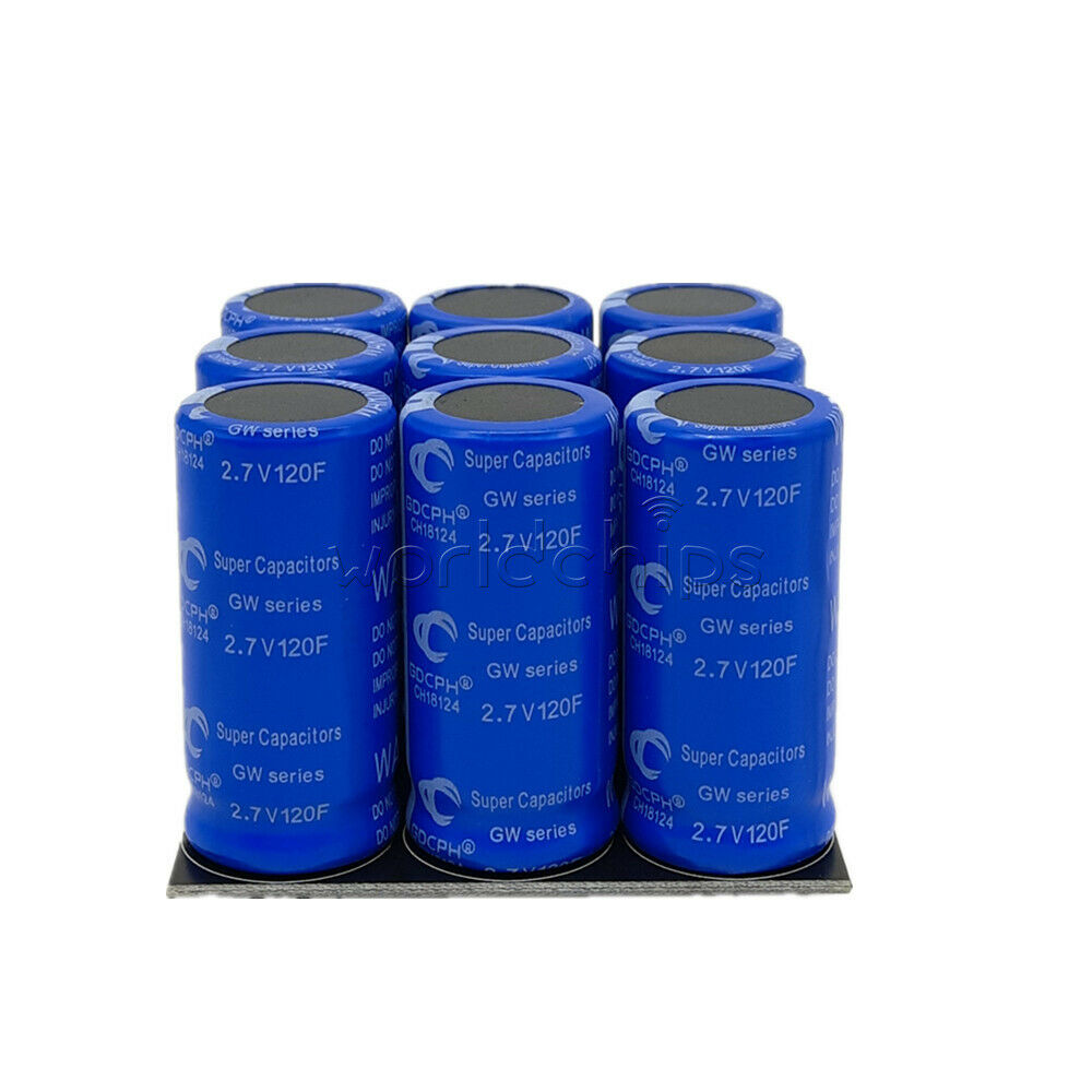 13.3F 24V 2.7V 120F Farad Capacitor Super Capacitor With Protection Board