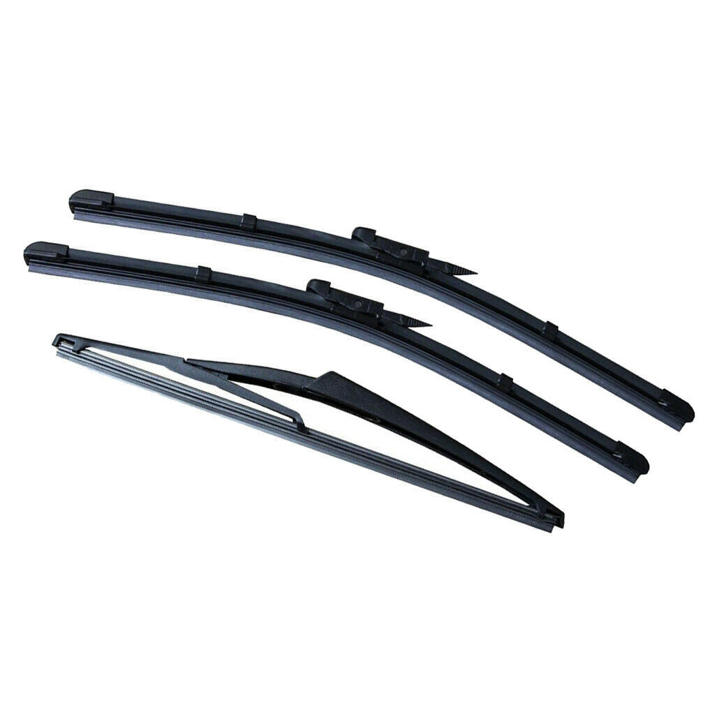 3Pieces/Set New Windshield Wiper Bladess for Fiat Grande Punto Front & Rear