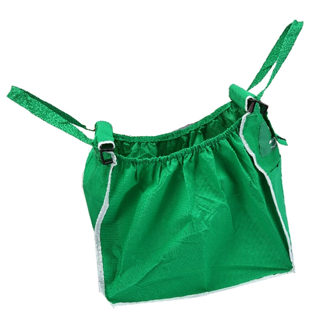 5 pieces of foldable, reusable supermarket shopping bags with clips