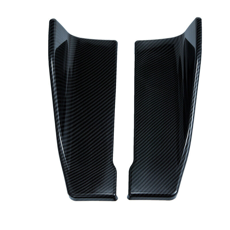 2X Car Bumper Spoiler Rear Lip Side Skirt Extension Splitter Winglet Wings ABS