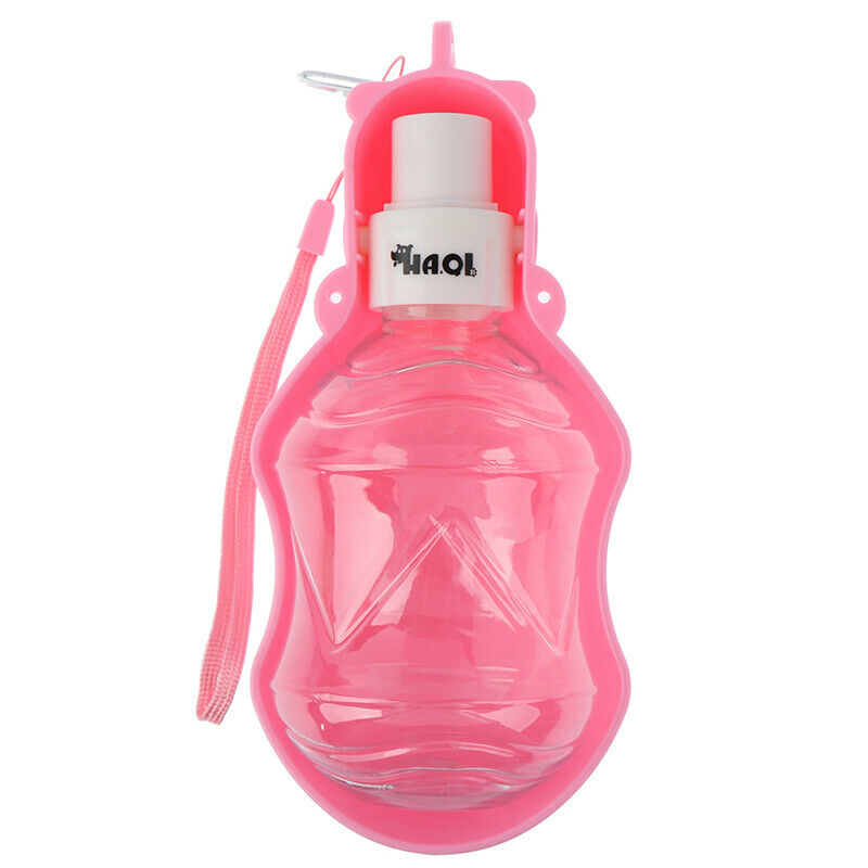 Pet Dog Water Bottle Travel Puppy Drinking Bowl Cup Outdoor Feeder Dispenser SJ