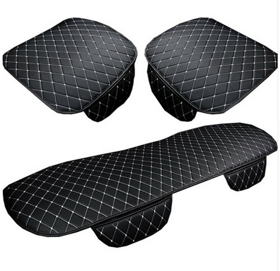 1Pcs PU Leather Car Back Seat Cover Cushion Four Season Car Interior Accessories