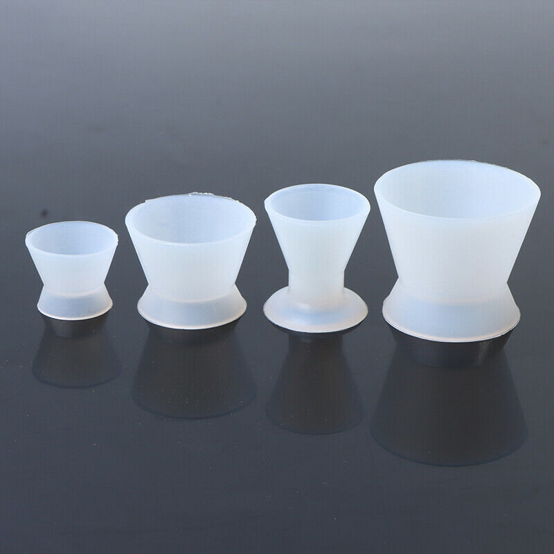 4pcs Dental Materials Silicone Mixing Bowl Use Teeth Whitening laboratory T SJ