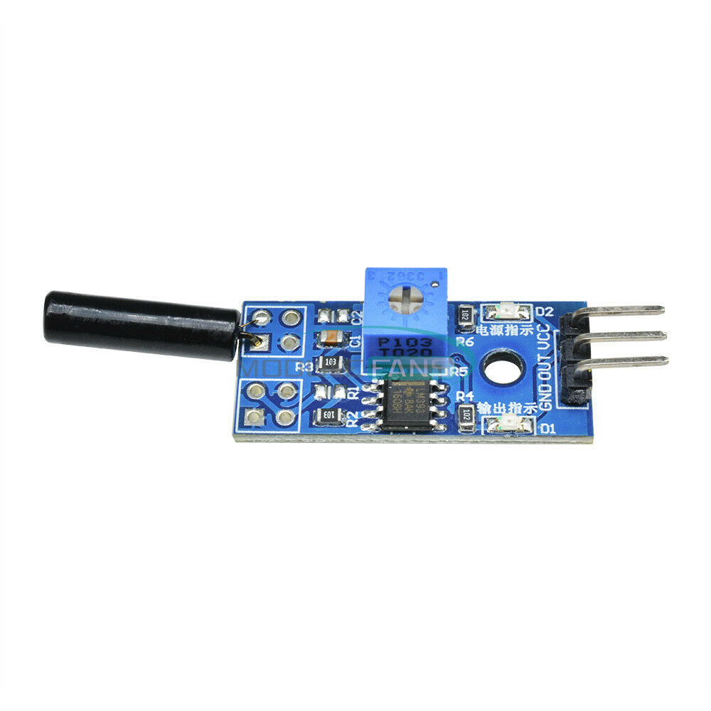 2PCS LM393 Vibration Switch Sensor Module for Intelligent Vehicle DC5V/3.3V