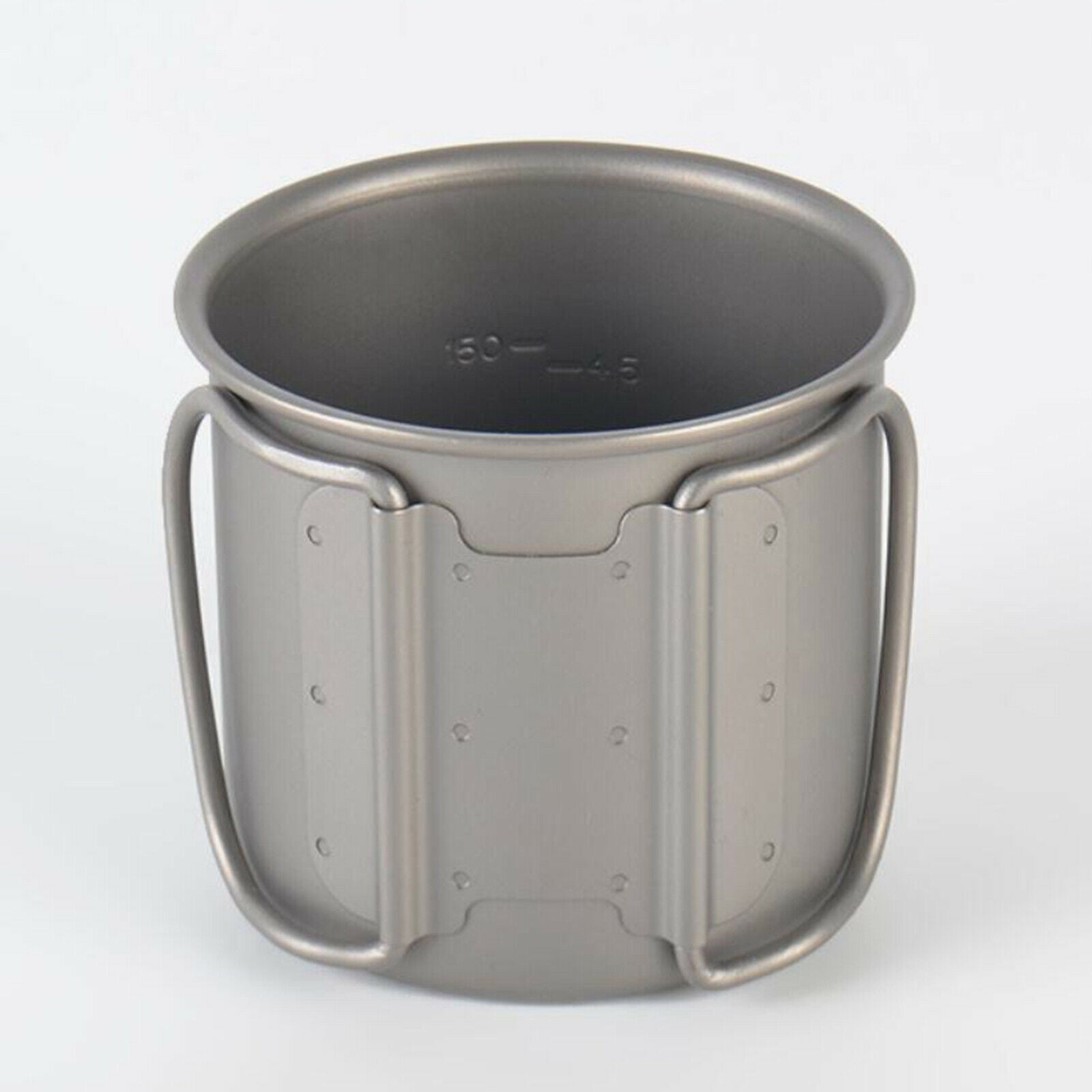 250ml Folding Handle Camping Mug Hiking Water Cup Can be Boiled Only 40g