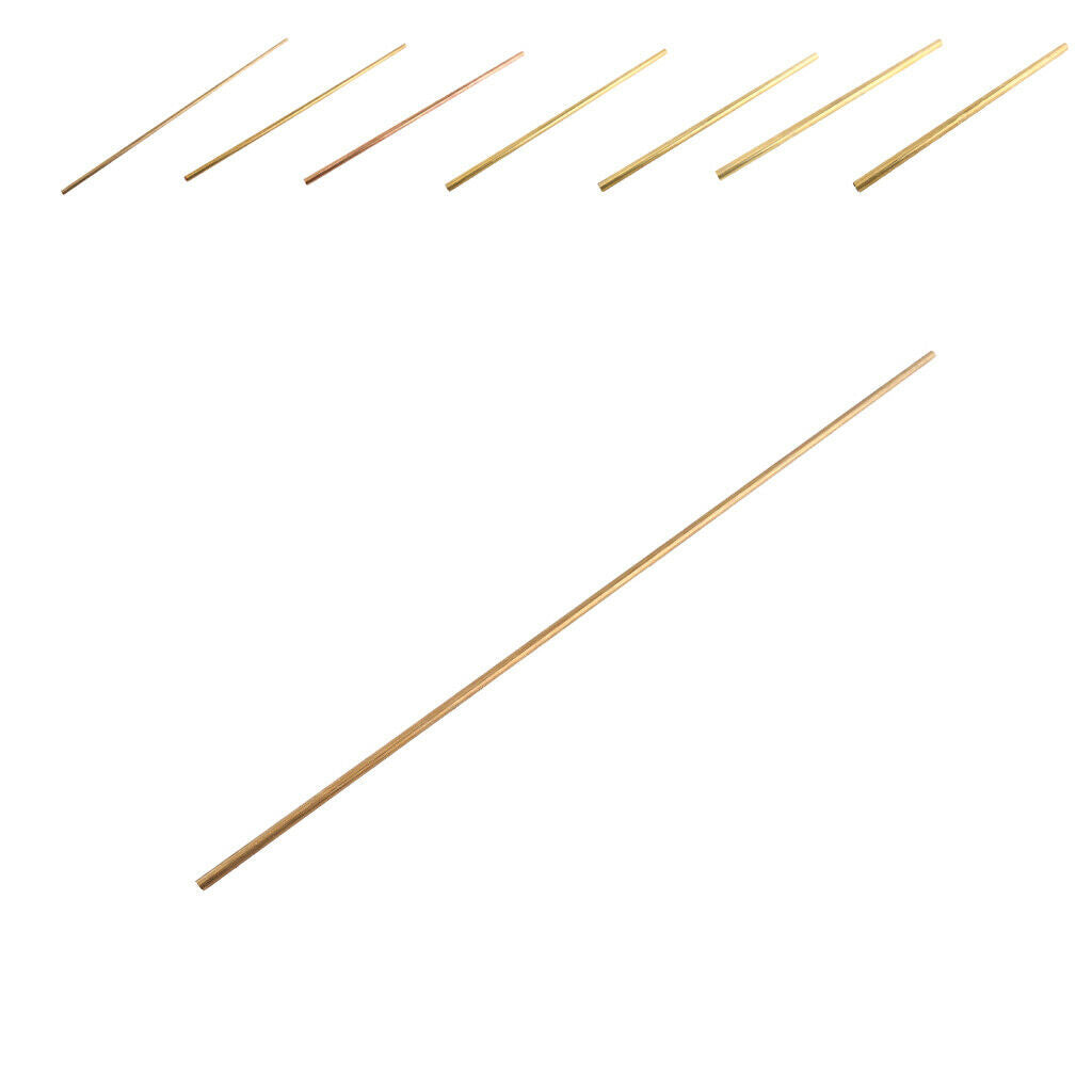 Brass Tube Pipe Tubing Round Bar Rod Long 48-50cm Wall 1mm Tube Pipe 6mm
