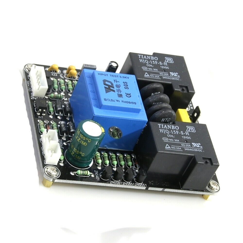 Class A power amplifier delay Soft Start table temperature (Auto Reset Switch)