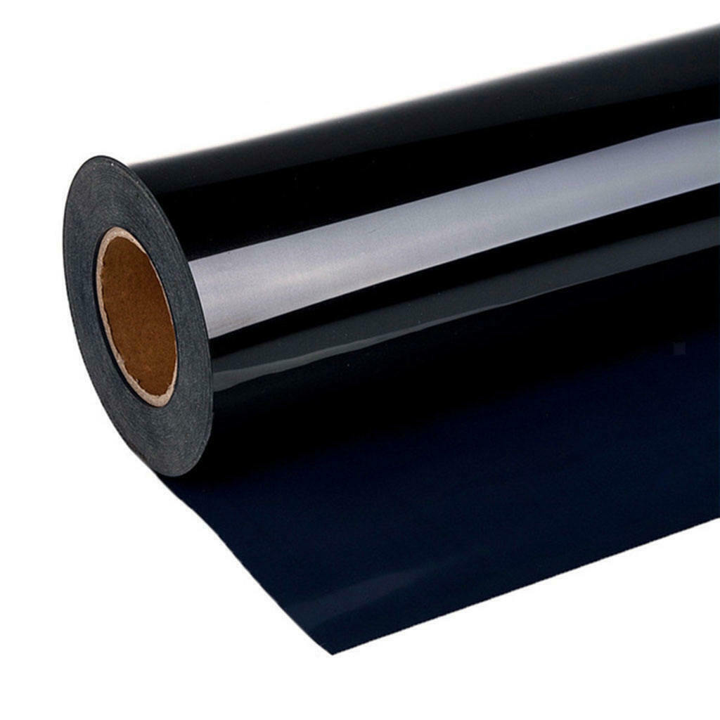 Black Vinyl Foil Adhesive Foil Iron-on Transfer Paper Transfer Foil Textile Foil