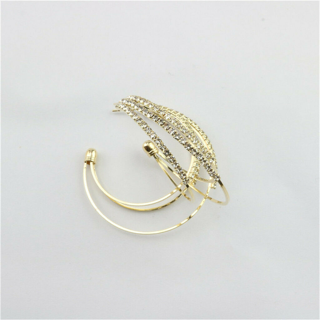 Pair Geometric Earrings Hoop Earring for Women Wedding Party Decor Golden