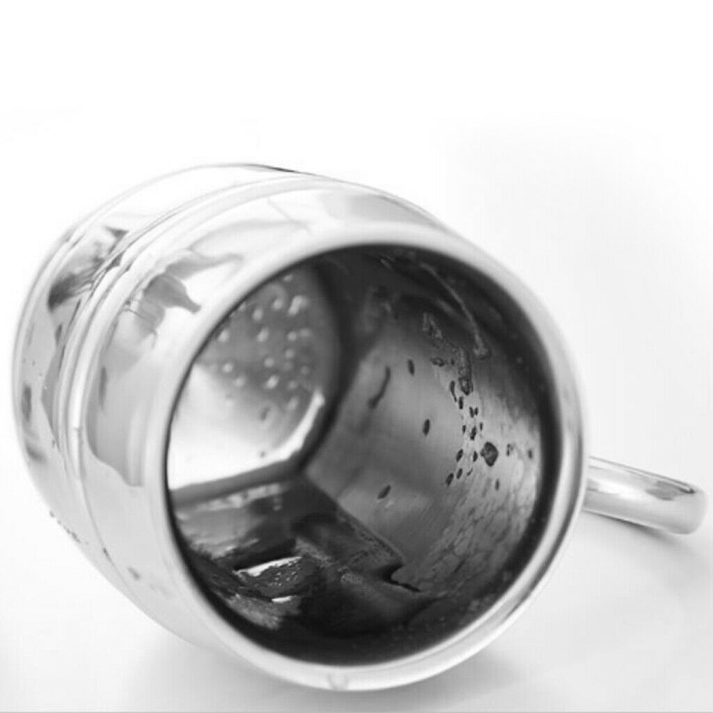 Stainless Steel Cup Mug Beer for Camping Picnic Hiking Office Decor 430ml-B
