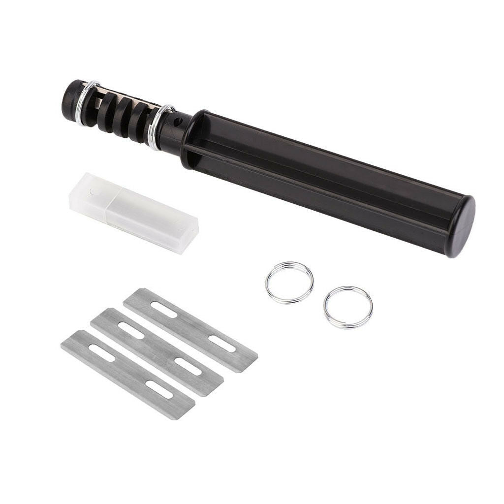 DIY Leather Craft Lacing Lace cord Maker Design Strip Cutter Tool with 3 blade E