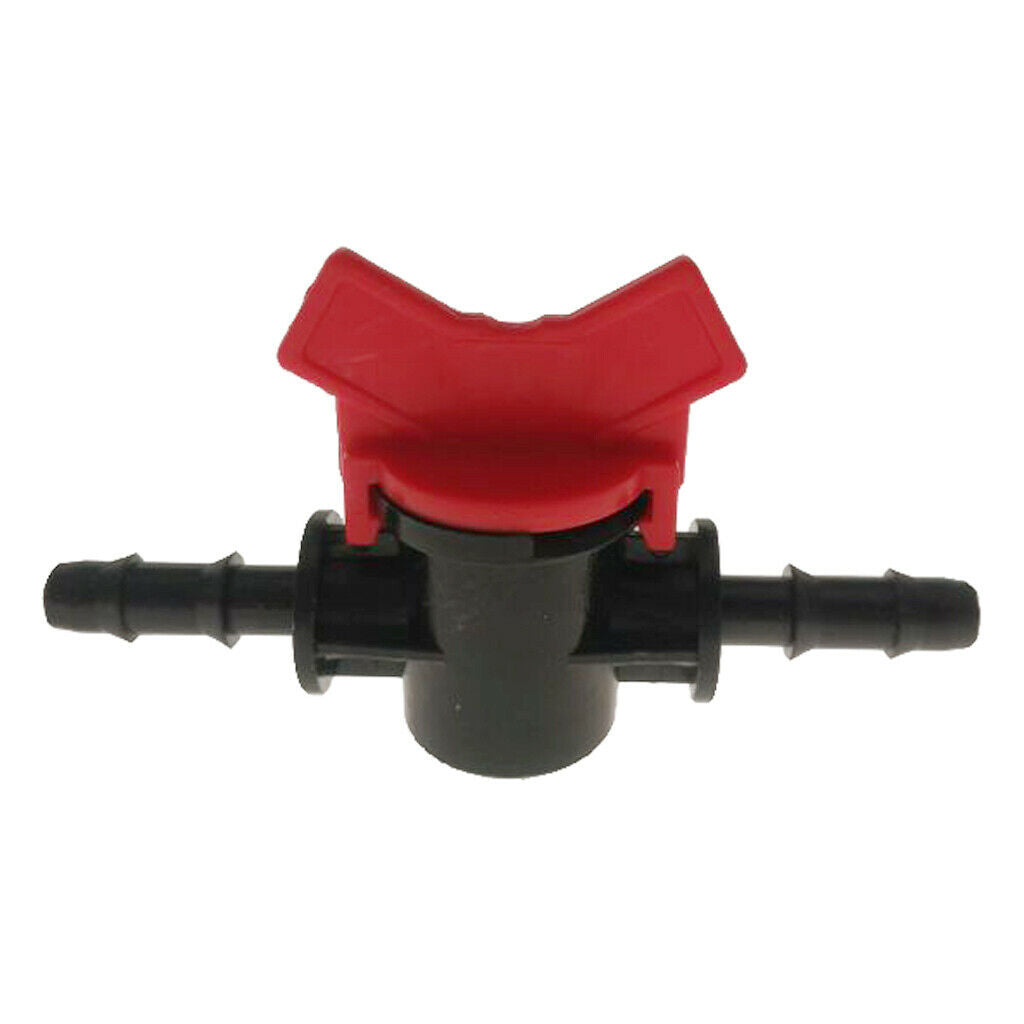 2PCS Straight Liquid Water Shut Off Valve Petcock Water Pump Hose 8mm&10mm