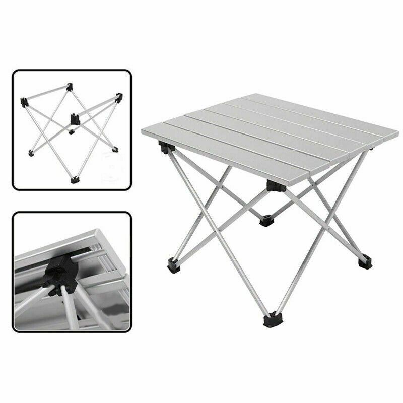 Aluminum Portable Camping Folding Table Outdoor Picnic Beach BBQ Garden Fishing