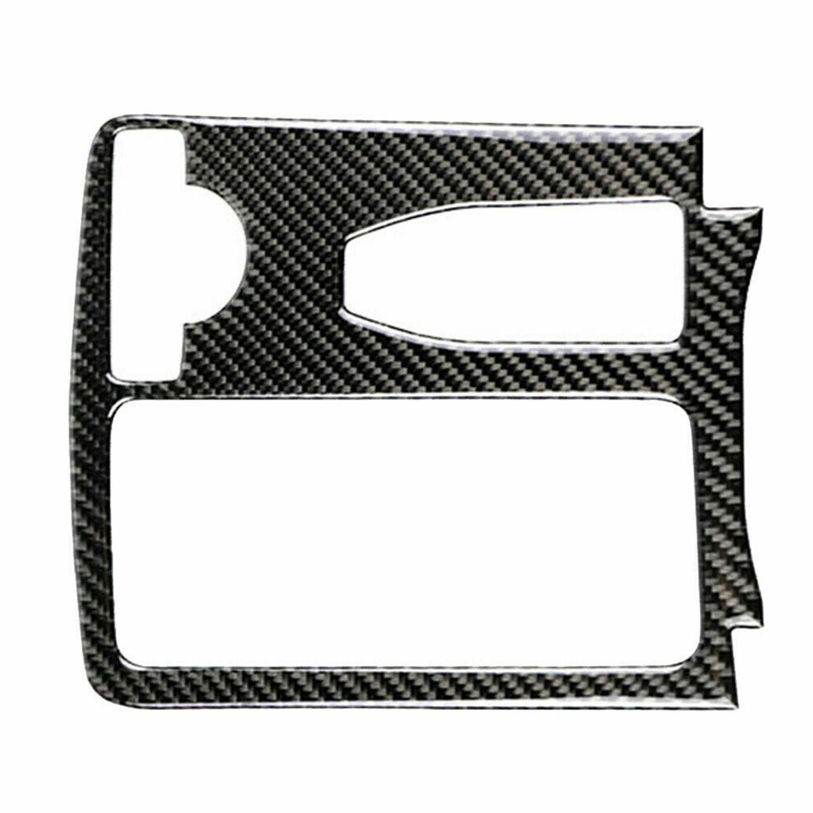 Carbon Fiber Multimedia Panel Cover Trim For Mercedes C / E Class W204 W212