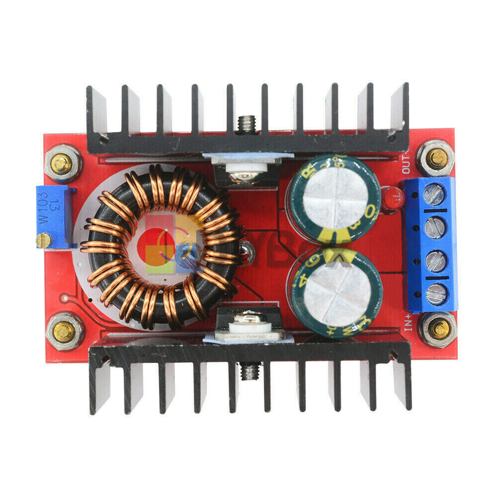120W Adjustable Boost Converter Module DC 10-32V to 35-60V Step Up Power Supply