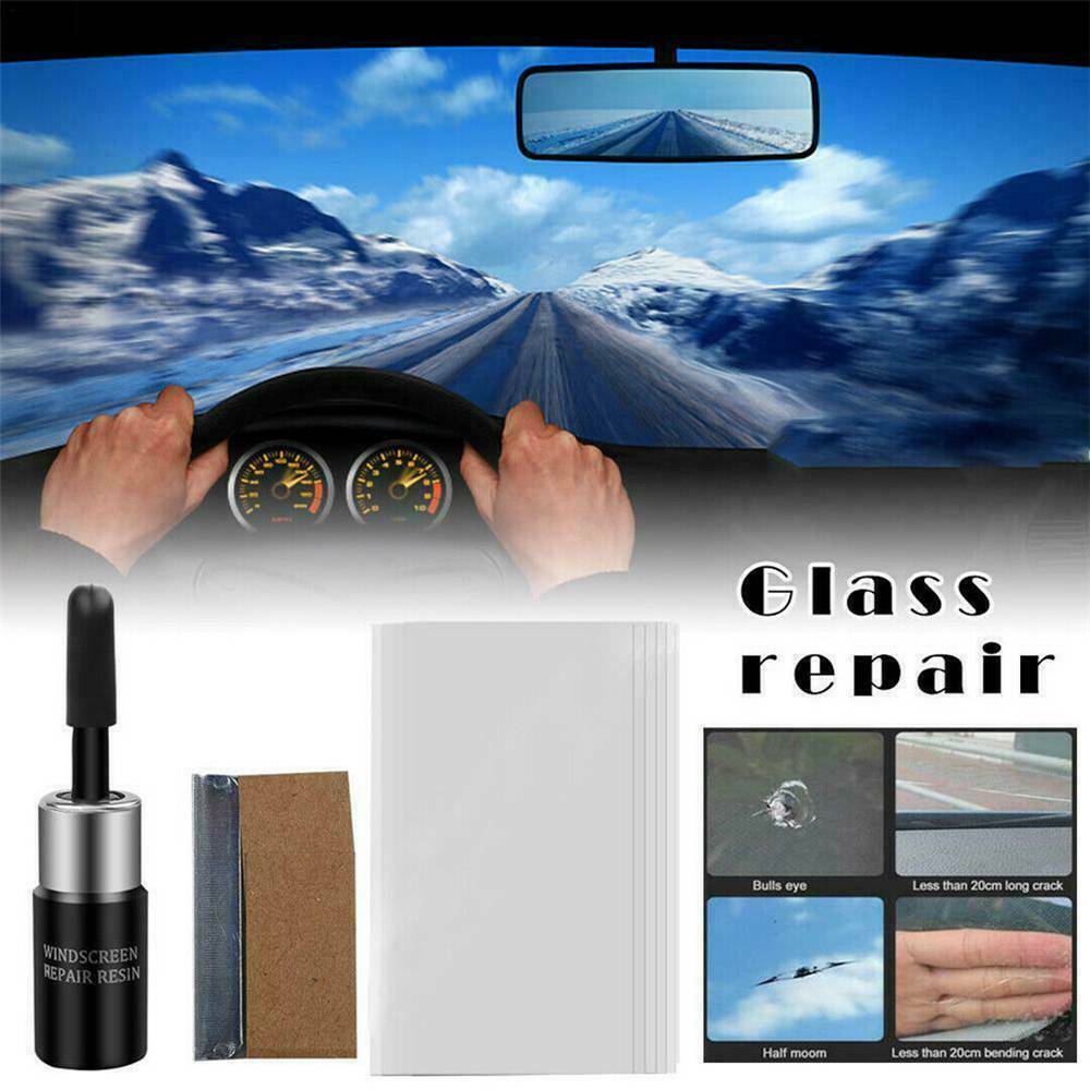 Car Window Phone Screen Cracked Glass Nano Repair Kit Windshield DIY Repair Tool