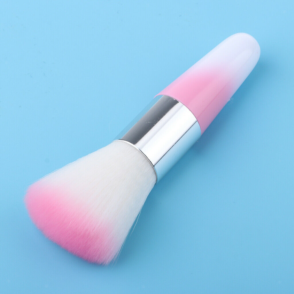 Make-up Blusher Brush Nail Art Dust Cleaner Acrylic Nail Gels Powder Remover