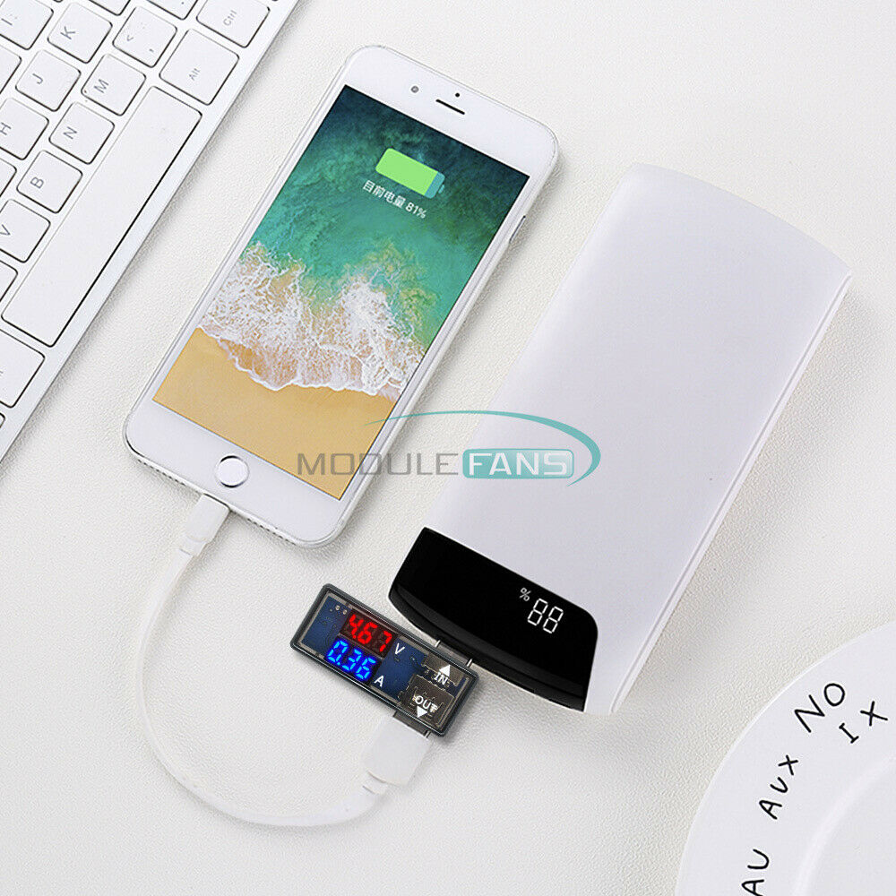 5V LED Display USB Power Battery Current Voltage Voltmeter Ammeter Tester Meter