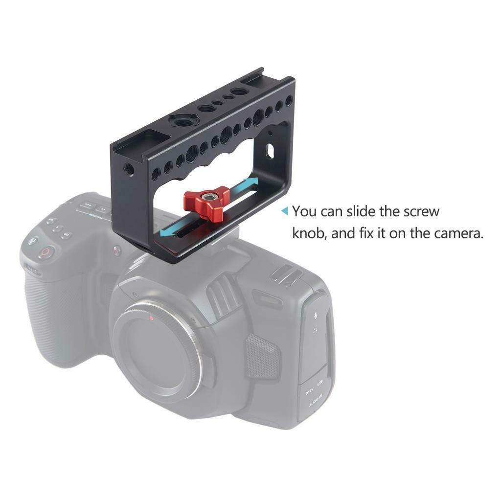 Camera Top Handle Grip for DSLR Microphones Video Stabilizing Rig Monitor