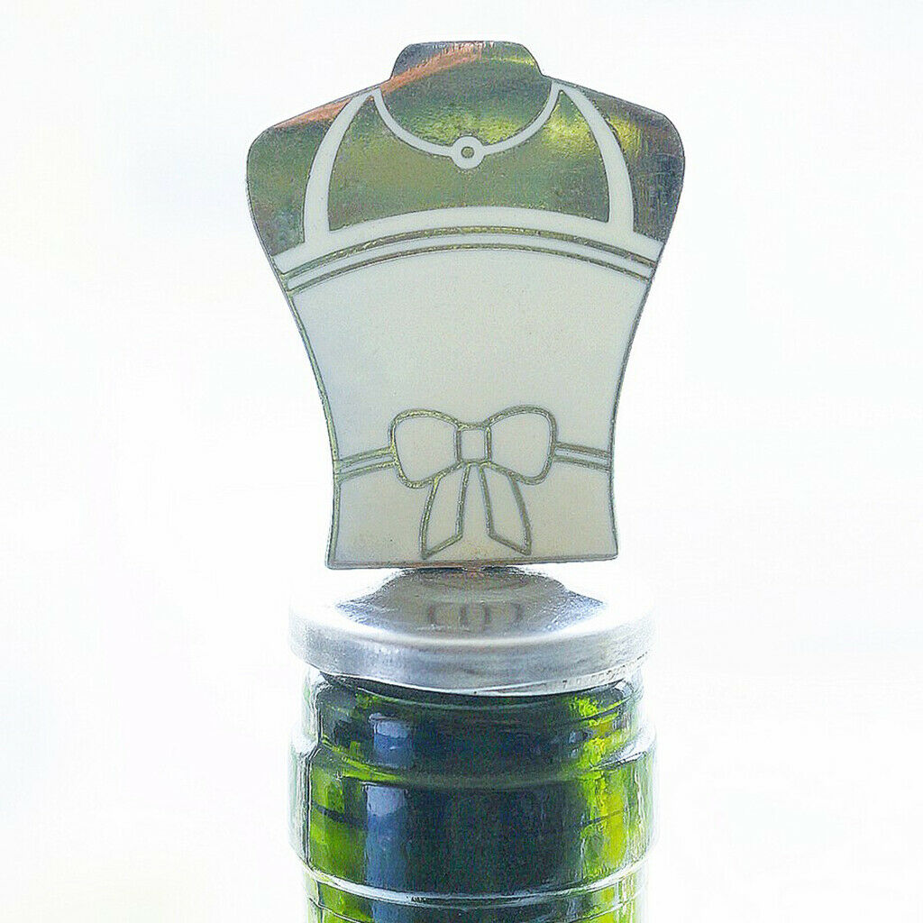 2 Pcs Groom Bride Wine Stopper Gifts Box Bottle Caps Wine Liquor Sealed