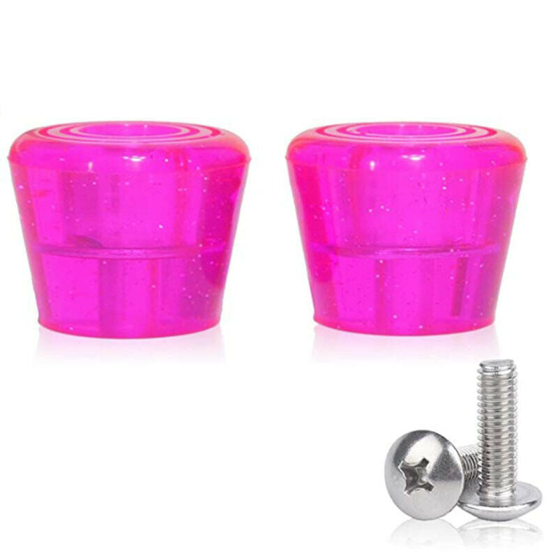 Double Row Skate Brake Toe Roller Skate Toe Stops Plugs Rubber Brake Block DN7G1