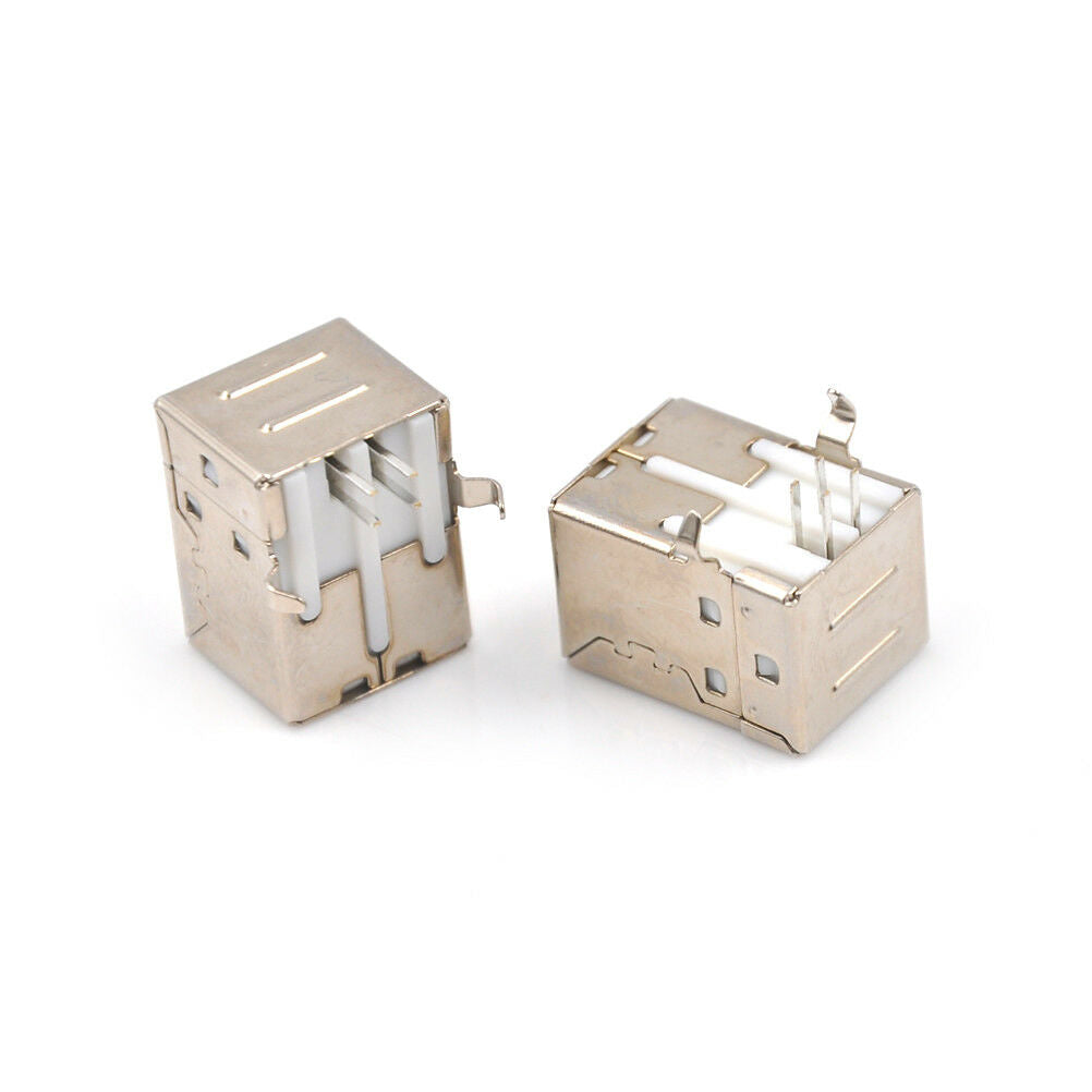 10x Printer USB Interface BF90 Degree Type B USB Data D Mouth Socket ConnectY1
