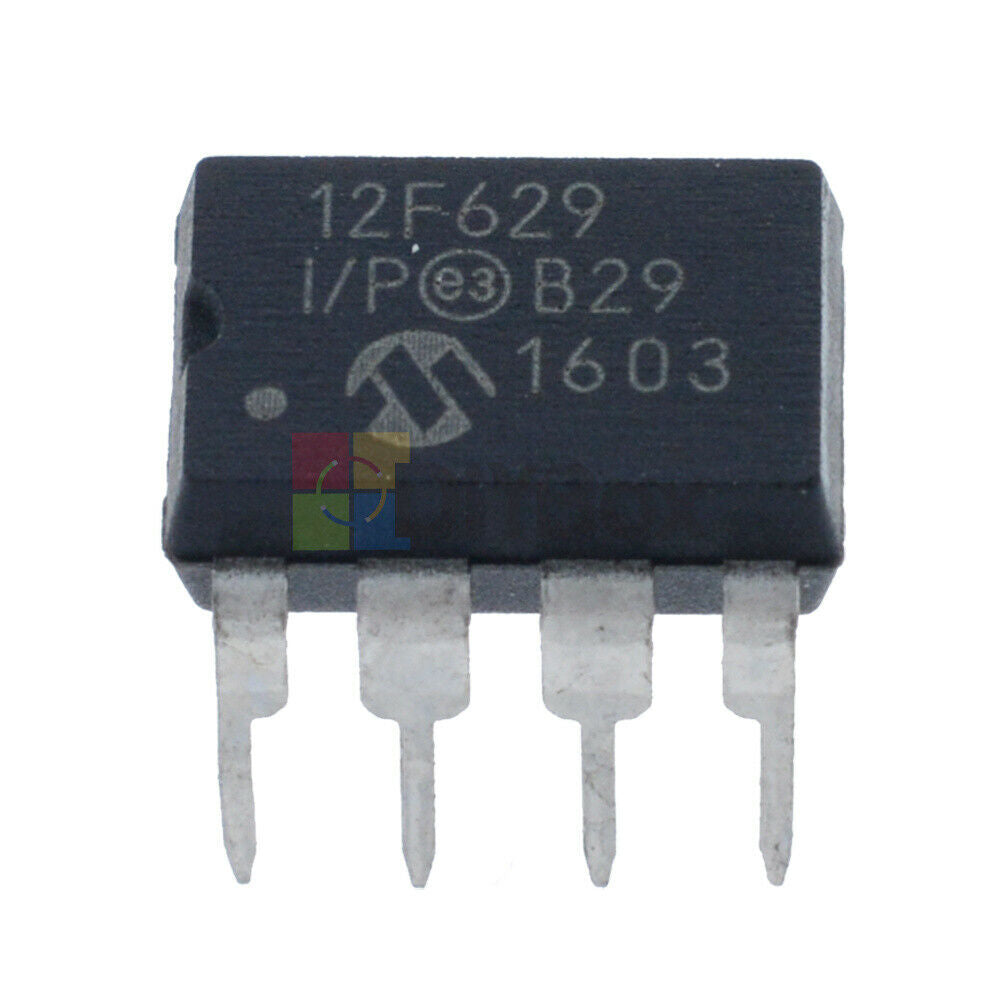 [5PCS] 8Pin PIC12F629-I/P PIC12F629 12F629-I/P DIP-8 Microcontroller CHIP IC