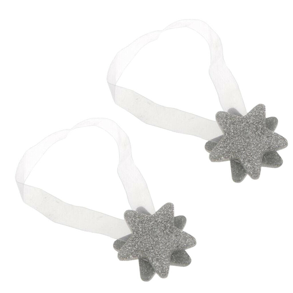 American European Style Star Curtain Tiebacks Holdbacks Tiers Brace Clips Holder
