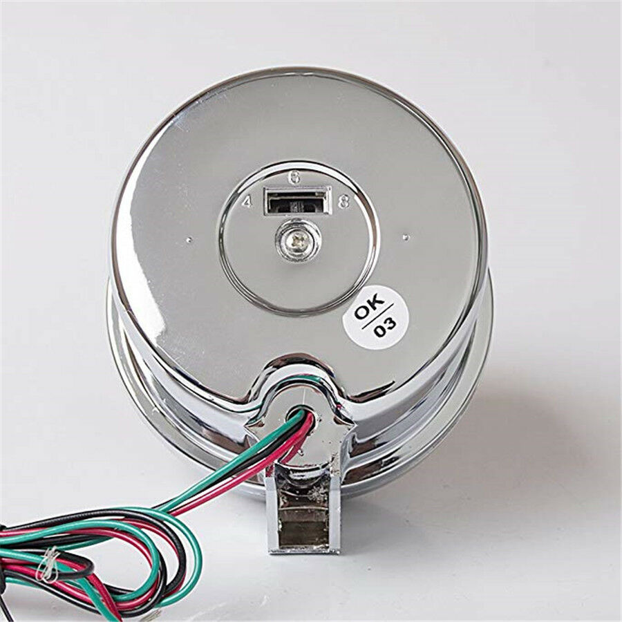 3.75" Car Tachometer Gauge 7 LED Colors Adjustable 0-8000 RPM Shift-Light