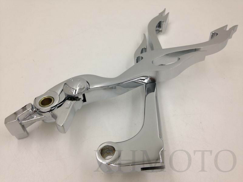 Chromed Brake Clutch Flame Hand Lever Fit for 1999-2004 Yamaha YZF R6