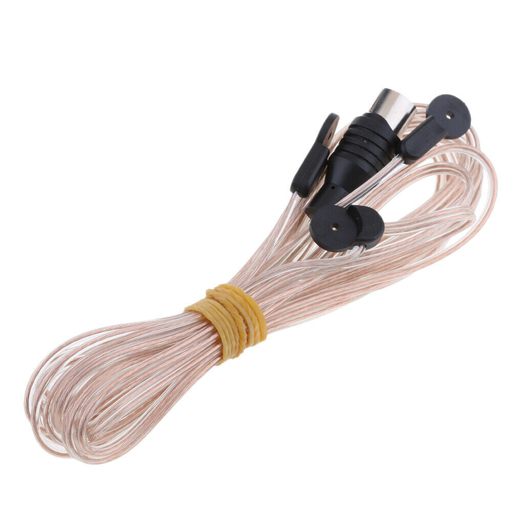 Prettyia 75 Ohm FM Radio Antenna Aerial for Home Audio Radio Stereo Receiver