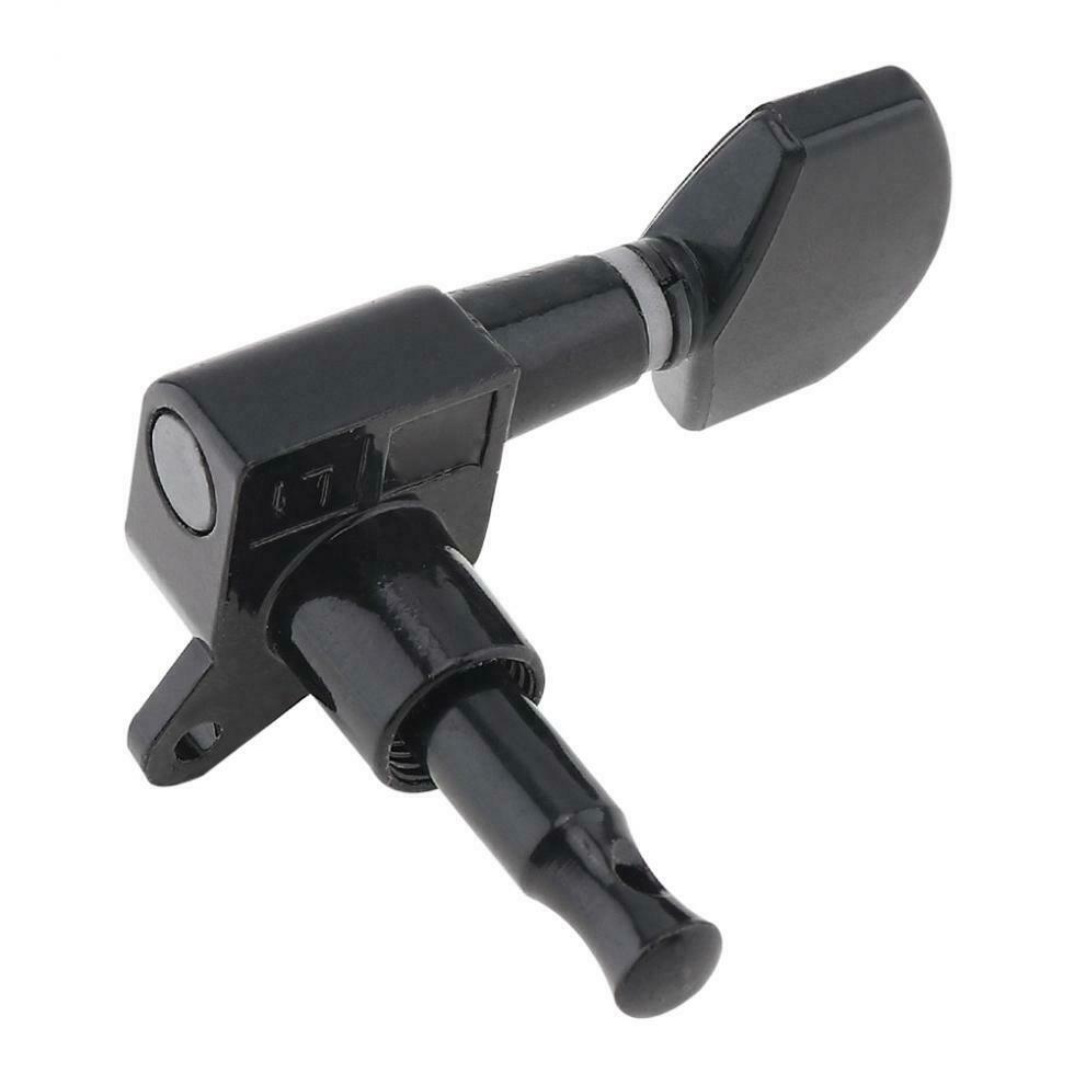6pcs Black Guitar Tuning Pegs Tuner Square Head All Closed Machine Head 41 42