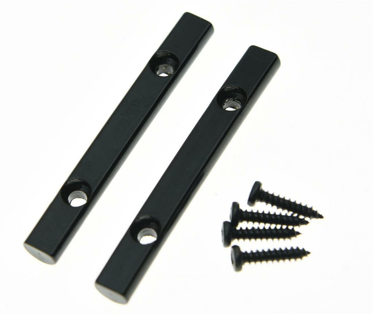 2x Black 44.5mm Electric Guitar String Retainer Bar for Floyd Rose Guitar