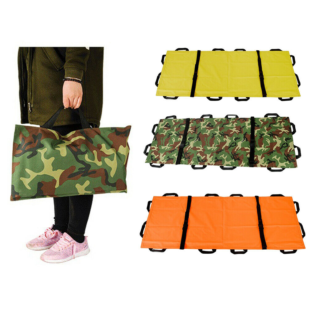 Emergency Mover Stretcher Aluminum Alloy Rescue Stretcher Litter Orange