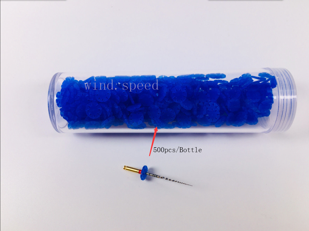 1000pc*Dental Endodontic Rotary Files count Safety Memo Disc Diagnostic SMD Blue
