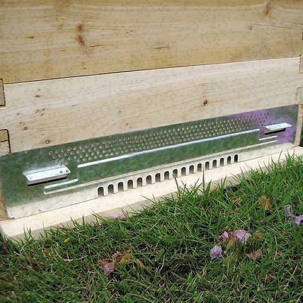 Bee Hive Sliding Mouse Guard Travel Gate Door Entrance Beekeeping Equipment New