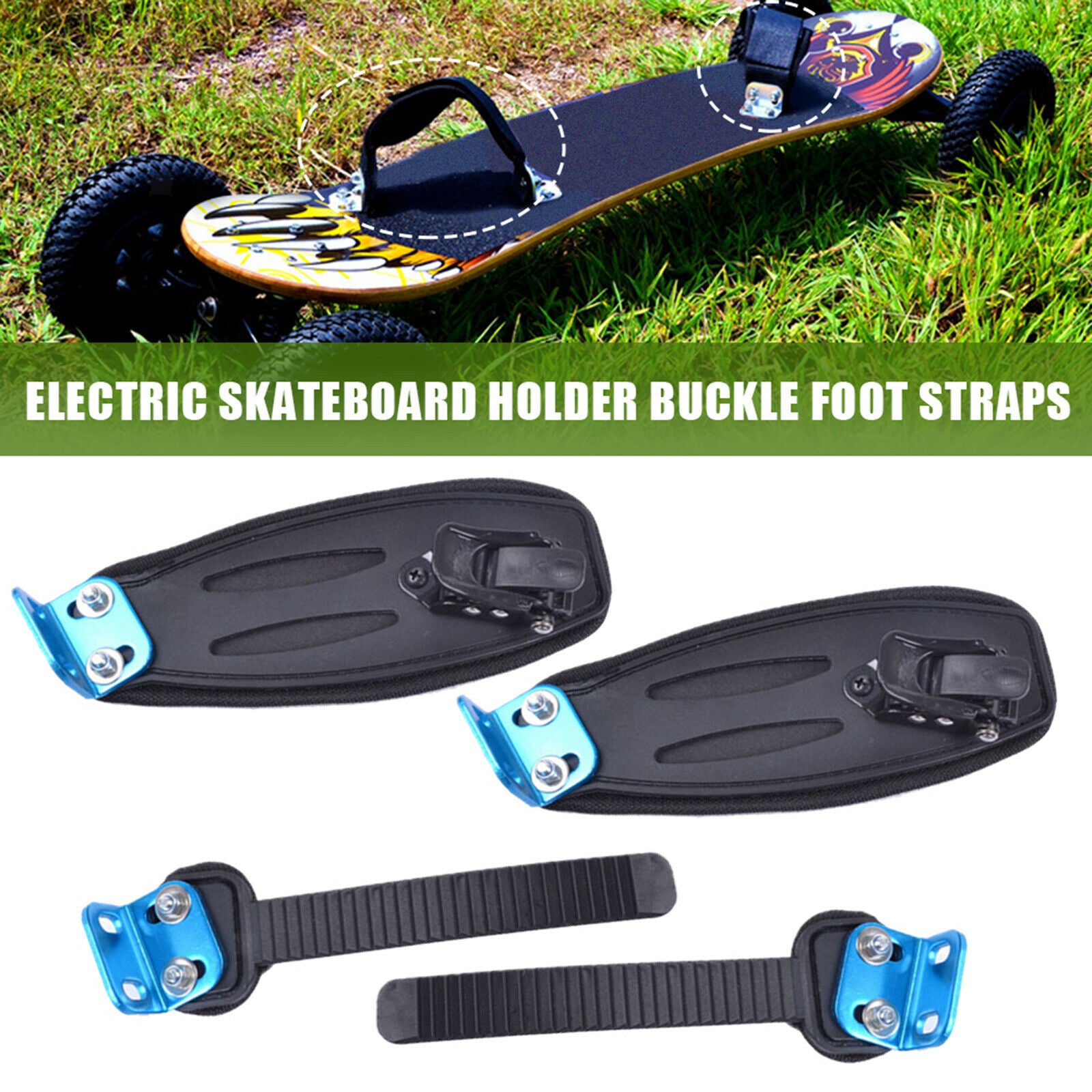 Outdoor Skateboard Foot Holder Off Road Longboard Feet Fixing Band Strap
