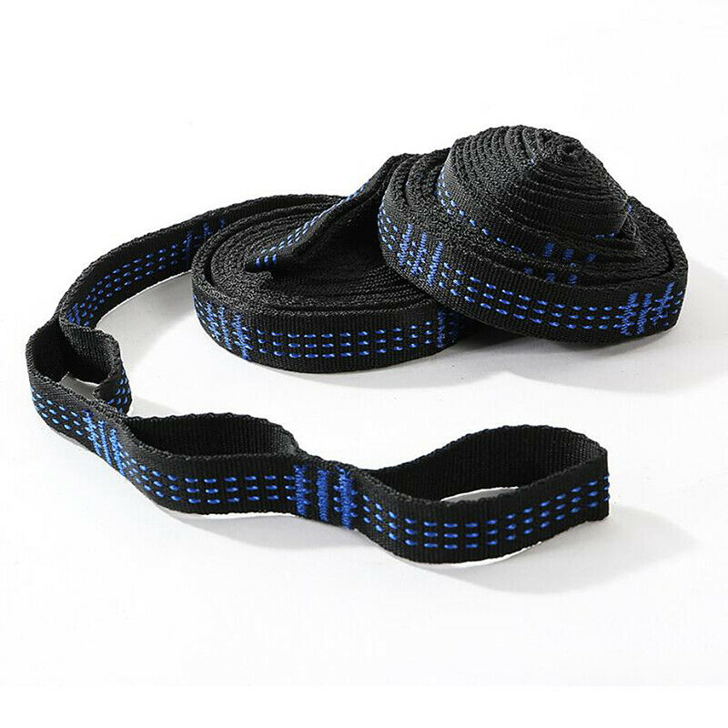 2Pcs Heavy Duty Hammock Strap Tree Hanging Belt Outdoor Camping ClotheslineYXDD
