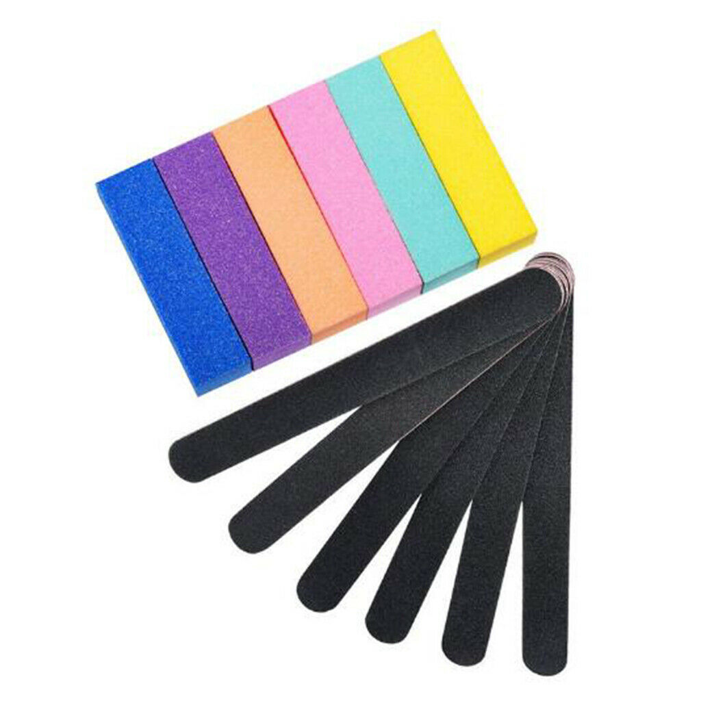 12pc Professional Nail Files Manicure Nail Pad Blocks
