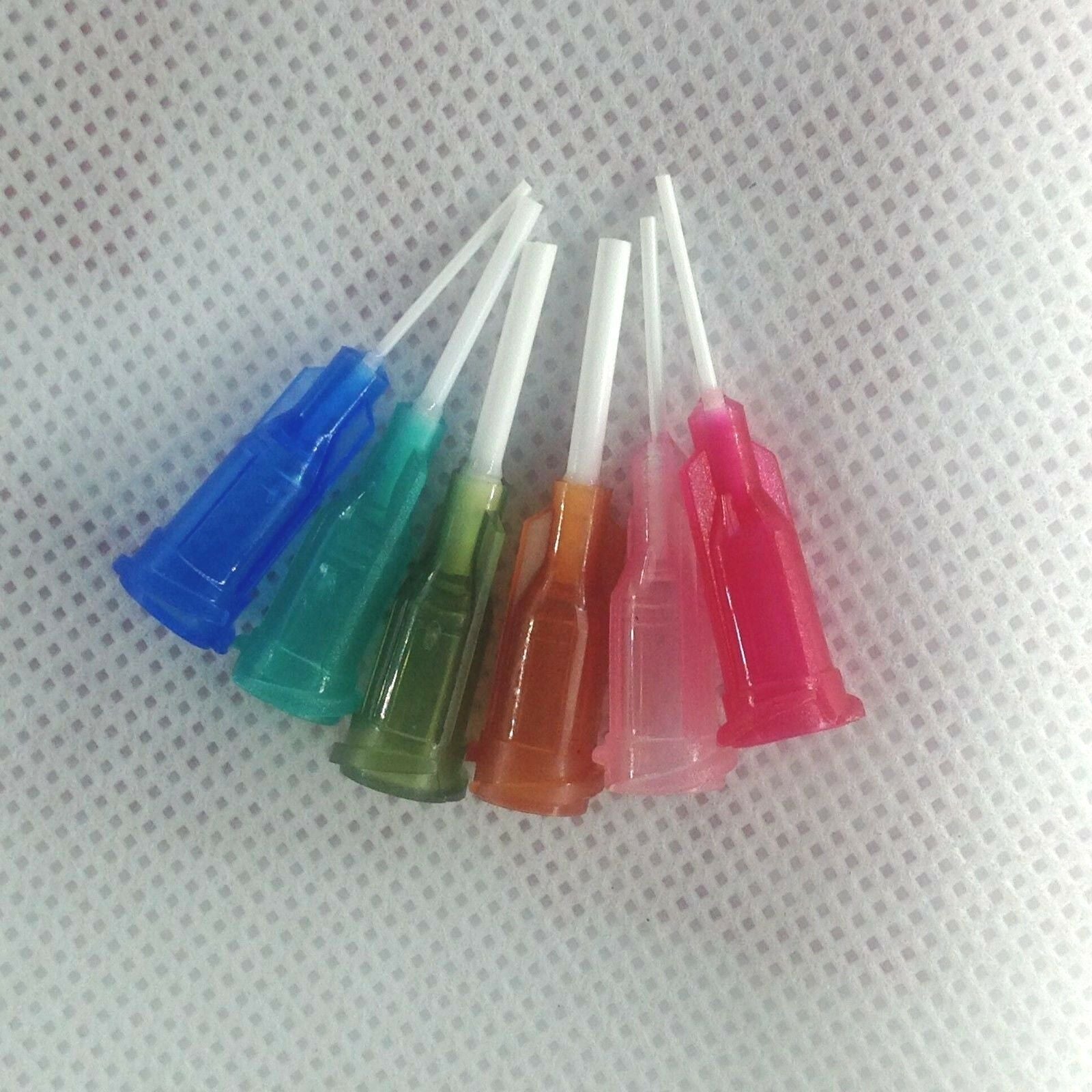 50pcs 1/2" 18Ga Dispensing Needle Tip For Liquid Dispenser Adhesive Glue 0.5"