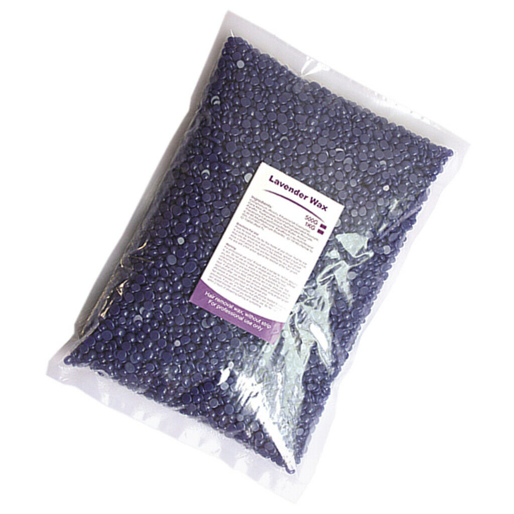 Hard Wax Beans Hair Removal Depilatory Arm Back Bikini Legs Waxing Lavender