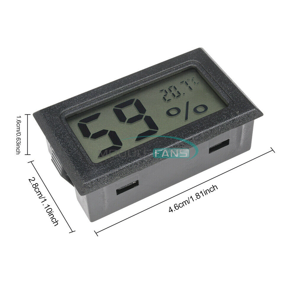 5PCS Mini Digital LCD Indoor Temperature Humidity Meter Thermometer Hygrometer